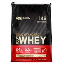Optimum Nutrition Or Standard 100% poudre de protéines de lactosérum, crème glacée de vanille, 10 livres (emballage mai Vary)