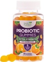 Probiotische Gummies 5 miljard CFU - Diverse Probiotische Strains voor Digestieve Gezondheid & Gut Support Gummy voor vrouwen, mannen, & kinderen, Dagelijkse Probiotica Supplement voor Immune Support, Non-GMO, Veganist, 60 Gummies