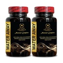 Water Away Supplement - Urinary Health, Water Retention, Natural Diuretic to Expel Water Away, Feel Better & Lighter, Bloating Relief - 2 Bottle 120 Capsules