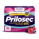 Prilosec OTC, Omeprazol vertraagd Release 20mg, Acid Reducer, Treats Frequent Heartburn voor 24 uur verlichting, Alle Dag, Alle Nacht*, Heartburn Medicine, 20mg, Wildberry Flavor, 42 tabletten