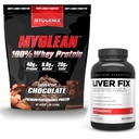 Myogenix Lever Ondersteuning Supplement & Myolean Chocolate Wei Protein 