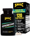 SNAC Aerobitine - Stimulant Free Pre-workout Supplement voor maximale duurzaamheid. Nitric Oxide Booster, verbetert de bloedstroom, vermindert vermoeidheid en thermogene voordelen. 120 Veggie Capsules