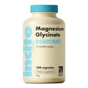 Magnesium Glycinate 500mg - 3 maanden levering - Hoge sterkte 100 Gemakkelijk Slik Capsules - Pure Magnesium Glycinate Supplement - Magnesium Supplementen - Veganistisch & Glutenvrij - Slaaphulp - Made in UK