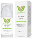 Amara Beauty Eye Cream Gel voor Dark Circles en Puffiness met Peptides & Hyaluronic Acid, 0,5 fl. oz.