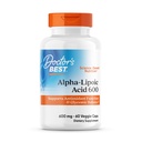 Best Alfa-Lipoïnezuur 600, ondersteunt Antioxidantfunctie & Glykemiebalansen, Non-GMO, Glutenvrij, Veganistisch, Sojavrij, 600 mg, 60 Veggie Caps