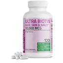 Bronson Ultra Biotin 10.000 Mcg Hair Skin and Nails Supplement, Non-GMO, 120 Vegetarische Capsules