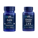 Life Extension Super Ubichinol CoQ10 met verbeterde Mitochondriale Ondersteuning & Vitaminen D en K met Sea-Iodine, Vitamine D3