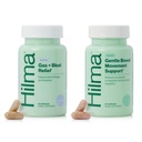 Hilma Natural Gas and Bloating Relief for Women, Doctor Formated with Organic Ingredients, Lemon Balm, Fennel and Peppermint Leaf, 50 Vegan Capsules
