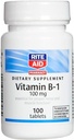 Rite Aid Vitamine B-1 (Thiamine), 100 mg - 100 tabletten 