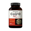 NatureBell CoQ10 300mg avec Omega 3, 240 Capsules - 120 jours d'approvisionnement.Forme stable à haute absorption – Support antioxydant pour la santé du coeur et de l'énergie – Supplément Coenzyme de force supplémentaire Q10