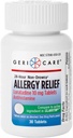 GeriCare Loratadine 10mg Non-Drowsy 24-Hour Allergie Relief, Antihistamine Allergie/Sinus Support Tablets for Runny Nose, Sneezing, Itchy, 30 Count, 1 Pack.