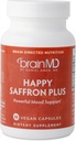 Dr Amen BrainMD Happy Saffron Plus - 90 Capsules, Verpakking van 2 - Met Saffron Bloem Extract, Curcumine & Zink - Veganistisch, Glutenvrij - 60 Totaal porties