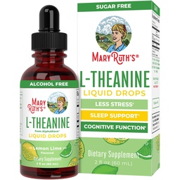MaryRuth's L Theanine 200mg Liquid Drops 
