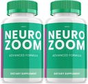 (2 Pack) Neuro Zoom Brain Boost Supplement, Neuro Zoom Advanced Memory Support Formula, Neuro Zoom Pillen Nootropic te verminderen Brain Fog, Neuro Zoom to Boost Memory, NeuroZoom Reviews (120 Capsules)