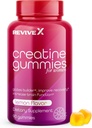 Revive X Glute Gummies, Createine Gummies 3G, Lemon Drop, 30 porties, 90 tellen, Monohydraat, Muscle Builder, Createine for Women, Createine, Glutes Gummies, (Award Winnen)