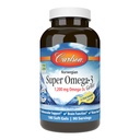 Carlson - Super Omega-3 Gems, 1200 mg Omega-3s, Cardiovasculaire ondersteuning, Hersenfunctie & Vision Health, Norwegian, 180 zachte gels