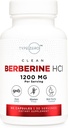 Type Zero Berberine HCL 1200mg 60 Capsules - Clean, Non-GMO, Glutenvrij Supplement