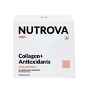 NUTROVA Collageen+Antioxidants Supplement - van Marine Collageen Powder for Men & Women,Verhoogt de hydratatie van de huid,Vermindert de huidschade,Ondersteunt gezonde huid, Haar & Nails,Cranberry, 1 telling,30 Servers