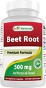Best Naturals Beetwortelpoeder 500 Mg Capsules, 180 Tellen