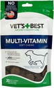 Vet's beste Multi-Vitamine Zachte kauwhond Supplementen - Vitaminen voor honden - Ondersteunt honden fysieke en geestelijke gezondheid - 30 dagen levering