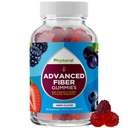 Advanced Fiber Gummies for Adults - Chicory Root Supplement with Prebiotic Support & Coconut Oil for Gut & Digestieve Gezondheid - Oplosbare spijsvertering Capsules for Maagverordening & Immune Aid - 60 Ct