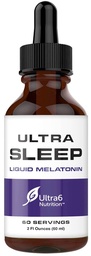 Ultra6 Voeding Melatonine druppels met Valeriaan wortel - Liquid Melatonine slaapsupplement met 5 HTP & Passie Bloem - een vloeibare slaaphulp sterkte Blend voor volwassenen