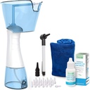 Elektrische oor Wax Verwijdering Kit door Tilcare - oplaadbare oor reiniging machine voor oor irrigatie - Complete oor Flush Kit voor volwassenen en kinderen - oor Lavage System met oordruppels, Otoscoop, Handdoek & 30 Tips