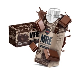 REDCON1 MRE Prêt à boire Seringue protéinée, Chocolat au lait - Lactose + Sans lactosérum sans lactosérum 40gr Protéine faite avec de vrais mélanges entiers de protéines alimentaires - Keto-friendly and Easy to Digest Nutritional Shake (12 Pack)