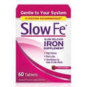 Slow Fe 45mg ijzersupplement voor ijzertekort, langzame afgifte, hoge potentie, gemakkelijk doorslikken tabletten - 60 Tel.
