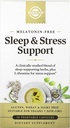 Solgar Slaap & Stress Ondersteuning, Plantaardige Capsules, Melatonine Gratis, Helpt Relax, Kalm U, Val Slaap Snel, Verbeter Slaapkwaliteit met Valeriaan, Passiebloem, Hop, Niet-GMO, 15 Serven, 30 Tellen