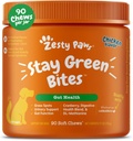 Zesty Paws Stay Green Bites for Dogs - Gras Burn Soft Chews for Lawn Spots Veroorzaakt door Dog Urine - met Cranberry for Urinary Tract & Bladder - Chicken - 90 Tel.