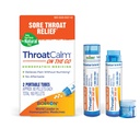 Boiron ThroatCalm On The Go Travel Essential for Relief of Sore Throat, or Scratchy, Red or Dry Throat, and Hearseness - 2 Count (160 Pellets)