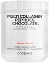 Codeage Multi Collageen Chocolade Proteïne Poeder - Gehydrolyseerd Bovine Collageen Peptiden, 5 Collageen Types & MCT Olie - Collageen Creamer, Chocolade Collageen Peptides - Proteïne Shakes - Non-GMO - 18,17 oz