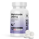 Balancebreens Melatonin 20mg Comprimés à dissolution rapide - Haute puissance, action rapide, soutien de sommeil naturel – Aides au sommeil pour les adultes – Formule non gorgée, sans médicaments – 120 pilules pour dormir