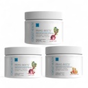 Raadpleeg Health Primo Beets Beet Root Powder Drink Mix met nitraten, dagelijkse Circulatie Ondersteuning met gember en kurkuma, 3 Pack van smaken, kersen, bosbessen en aardbeien limonade 6.5 oz Elke