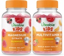 Levensvatbare Magnesium Kids + Multivitamine Kids, Gummies Bundle - Grote Proeverij, Vitamine Supplement, Glutenvrij, GGO-vrij, Kauwgom