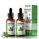 Soursop Bitters Liquid Drops with Vitamin C, D3, B6, Soursop Fruit & Leaf Extract + 10 Bitters Botanicals for Immune Support Digestive Health Antioxidant Boost