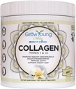 Groei Young Fitness Collageen Proteïne - Vanille, bevordert huid, botten, gewrichten, gewichtsverlies, suikervrij (12,41 oz) (1 verpakking, 20 porties)