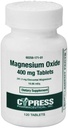 Magnesiumoxide 400 mg, 120 tabletten per fles (4 flessen)