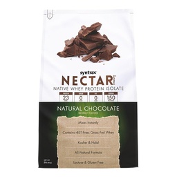 Syntrax Nectar Naturals, All Natural Wei Protein Isolate, Smooth & Romy, Natural Chocolate, 2 lbs.