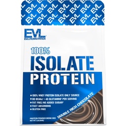 Evlutie Voeding 100% Isolaat, Wei Isolaat Proteïne Poeder, 25 G van Fast Absorbing Proteïne, Geen Suiker Toegevoegd, Low-Carb, Glutenvrije (Dubbele Rijke Chocolade, 1 LB)