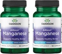Swanson Albion Gecheld Mangaan 10 Milligram 180 Capsules (2 Pack)