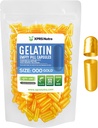 XPRS Nutra Maat 000 Lege Capsules - 100 Tellen Grote Lege Gelatine Capsules - DIY supplement Pillen vullen - Vulbare Kleur Gel Caps Pillen voor Do-It-Yourself Supplementen (Goud)