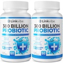 Probiotic 300 Miljard CFU - 12 Strains with Organic Prebiotics for Digestief & Gut, Immune, Bloating Health - Probiotics for Women and Men - Daily Dairy Free, Shelf Stable - 120 Telt