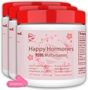 Nieuwe upgrade PCOS Multivitamine,2024 Multivitamine,Hormone Balance voor Vrouwen-Cycle Ondersteuning Supplementen-Menopause en Mood Ondersteuning Supplement PMS Ondersteuning voor vrouwen (360 Capsules (pakket van 3)