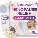 Koelcomfort slaapplaatsen voor vrouwen - Menopauze verlichting voor betere slaaphulp - slaapsupplement voor ontspanning en extra sterkte - ondersteuning warme flitsen, kwaliteit slaap & vermindering vermoeidheid - 30 patches