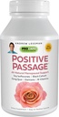 ANDREW LESSMAN Positive Passage 180 Capsules - Soutien ménopausique naturel et équilibre pour les niveaux hormonaux des femmes. avec Soy Isoflavones, Black Cohosh, Dong Quai, Damiana. Aucun additif