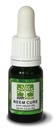 JustNeem Neem Cure Oil - Naturel - Meilleur sur l'acné, le psoriasis, l'eczéma, la Rosacea, les plaies froides, les ongles d'orteils, les araignées et autres irritations cutanées. avec l'Applicateur goutte-à-goutte. - 0,3 oz