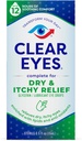 Heldere ogen Droog en jeukend oog Oogdruppels, 0,5 Fl Oz