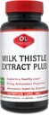 Olympian Labs Melkdistel Extract Plus Enzymen, Antioxidanten, Ondersteuning Lever Gezondheid, 60 Vegetarische Caps